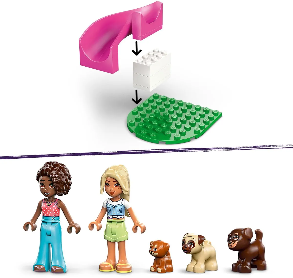 LEGO Friends Hondenspeeltuin Bouwpakket 42665 - 5 Minifiguren