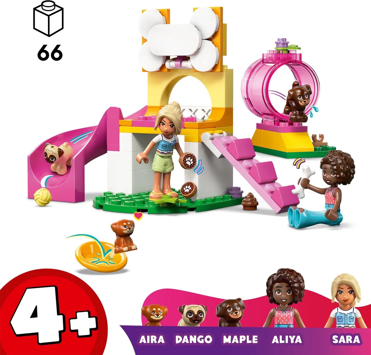 LEGO Friends Hondenspeeltuin Bouwpakket 42665 - 5 Minifiguren