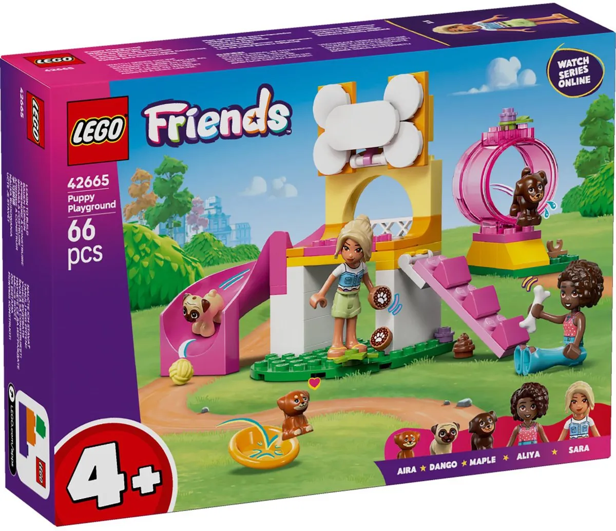 LEGO Friends Hondenspeeltuin Bouwpakket 42665 - 5 Minifiguren