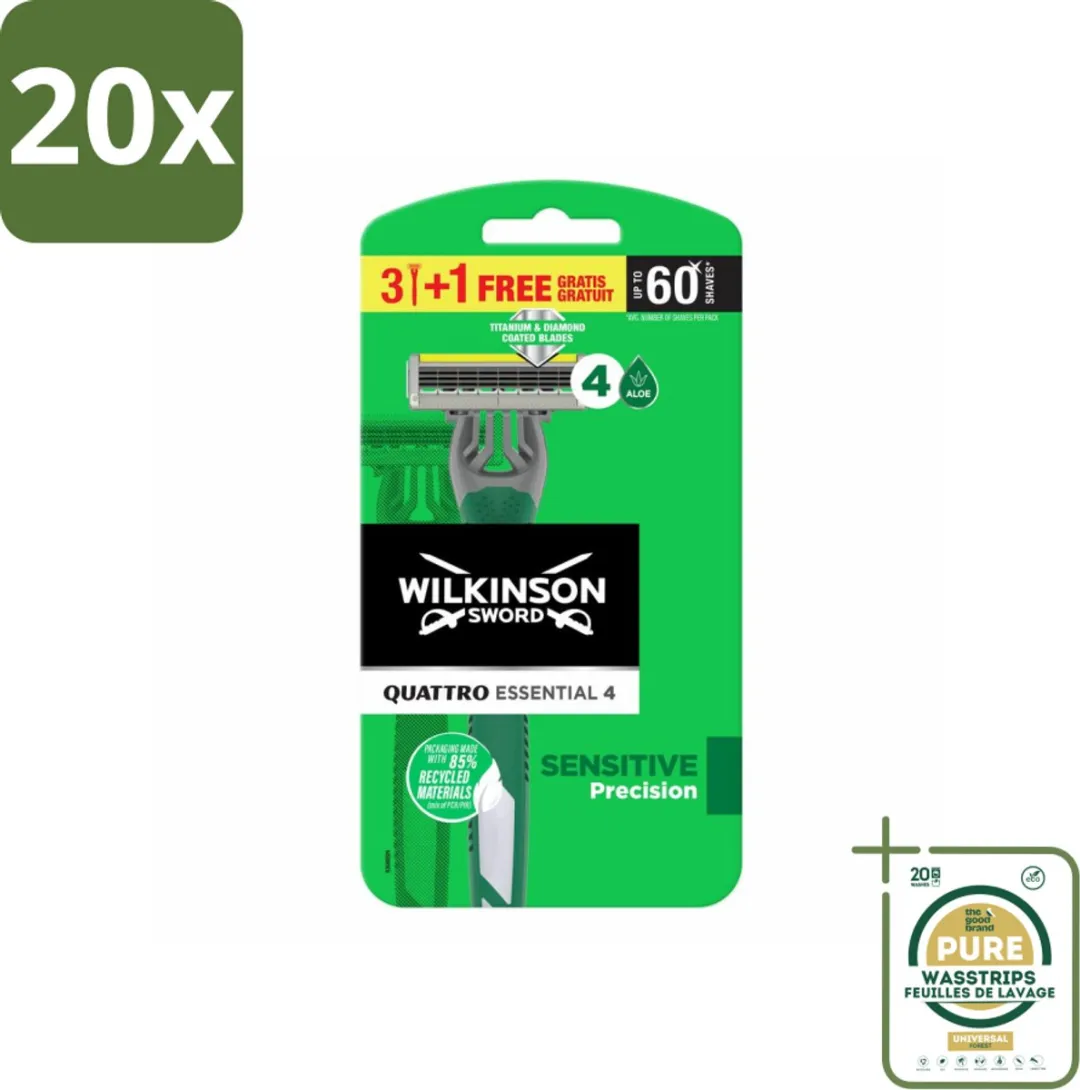 Wilkinson Quattro Essential 4 Wegwerpscheermesjes