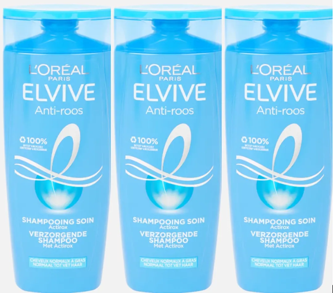 L'Oréal Elvive Anti-roos Shampoo 3x250ml