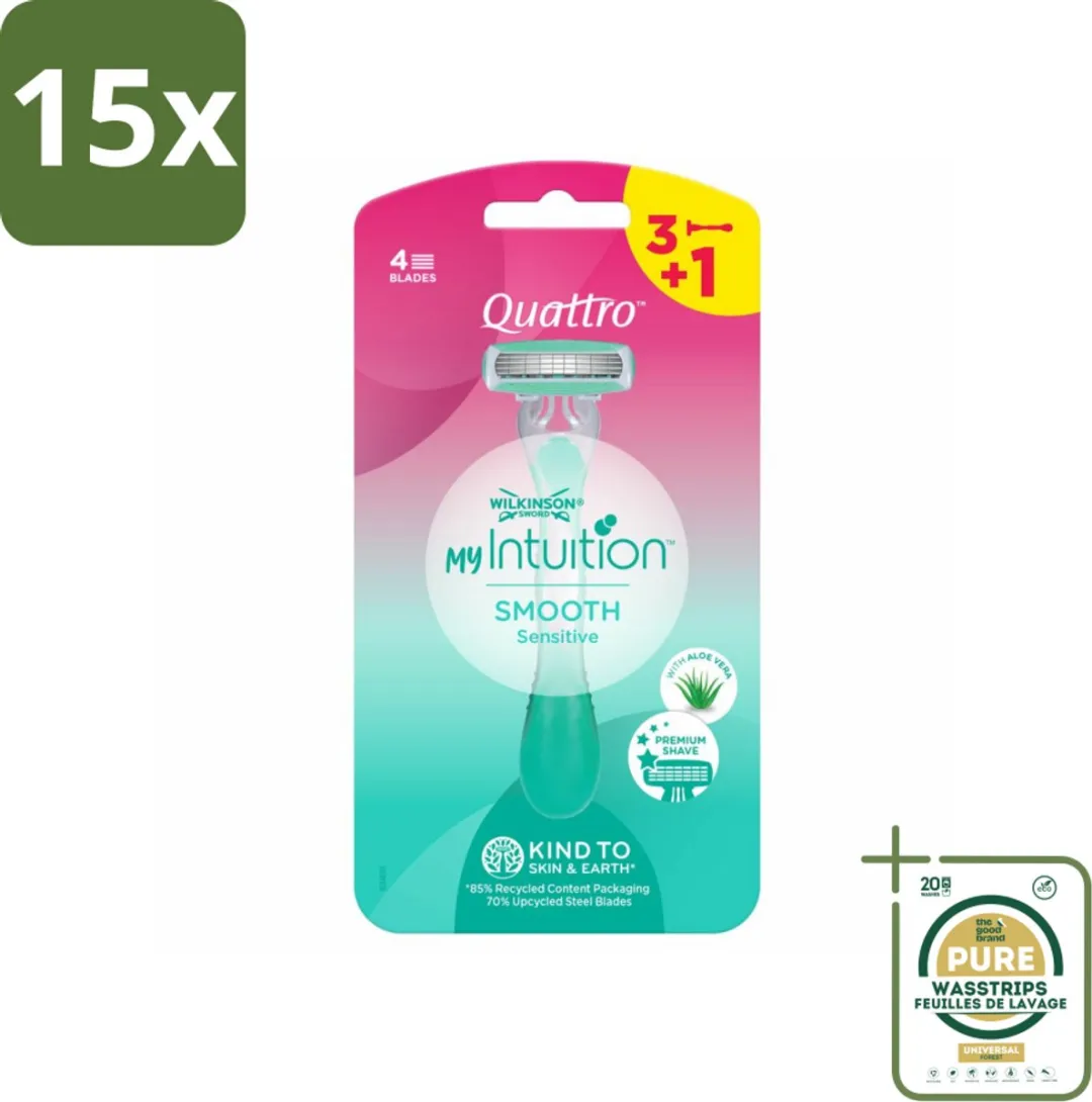 Wilkinson Quattro For Woman Wegwerpscheermesjes 4 Stuks