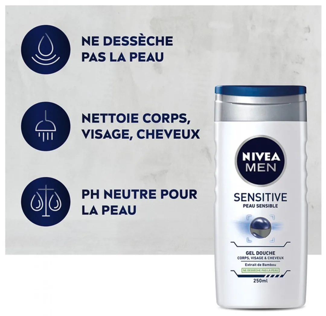 NIVEA Men Sensitive 3in1 Douchegel - 500ml