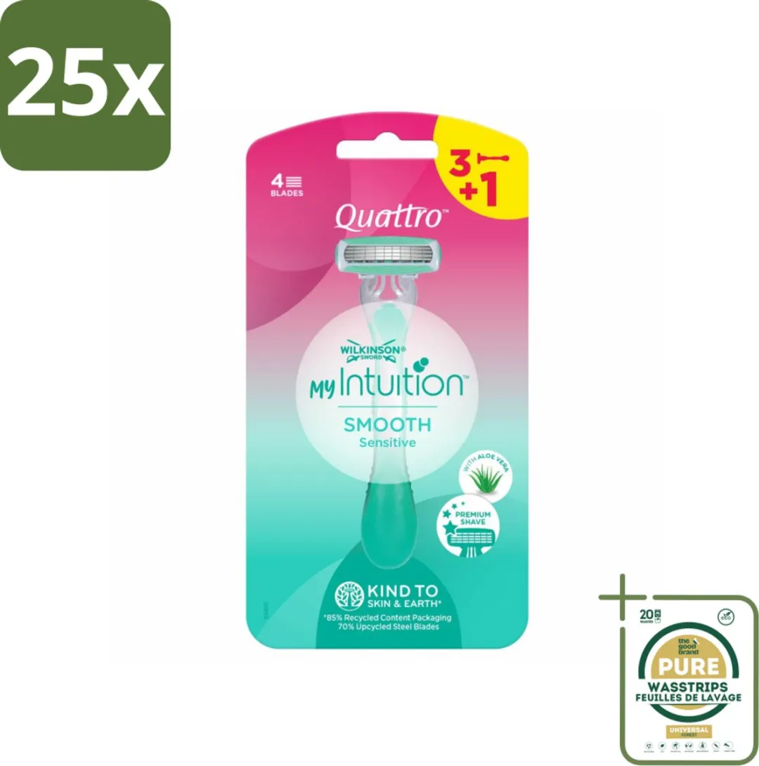 Wilkinson Quattro For Woman Wegwerpscheermesjes 4-delig