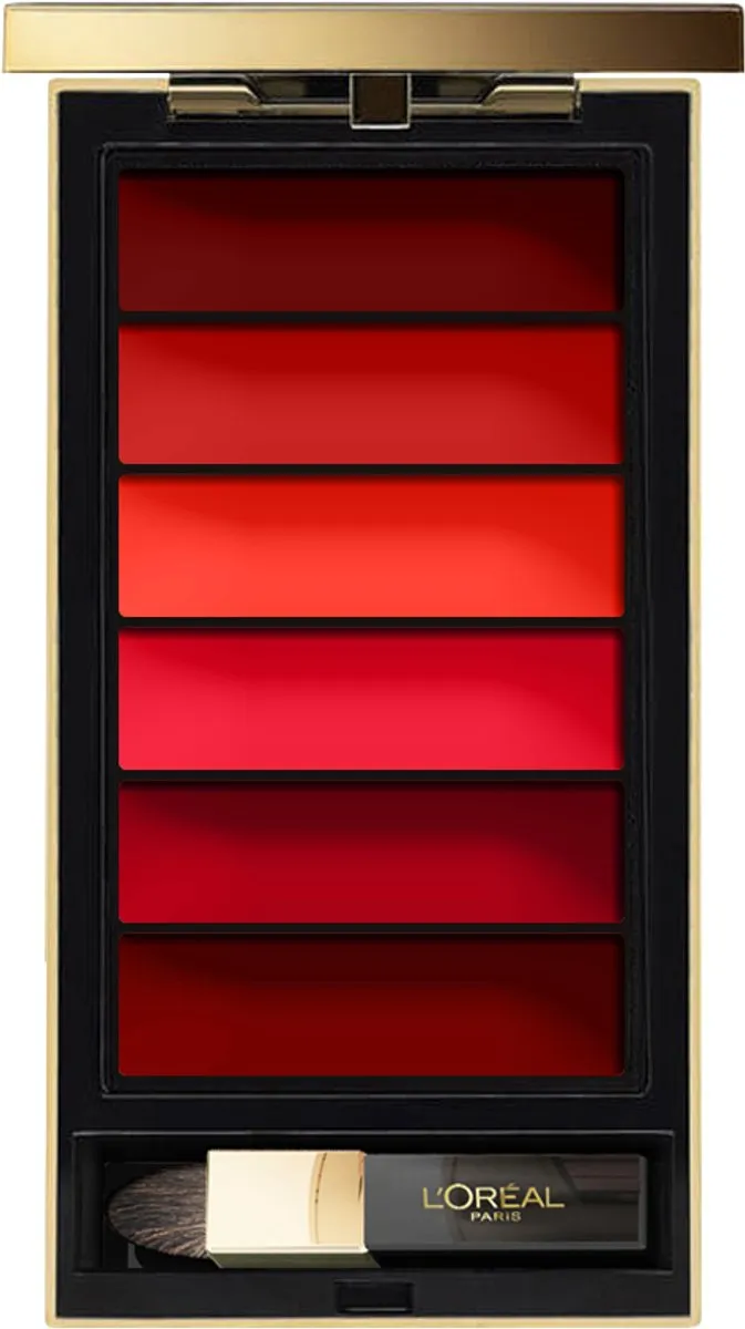 L'Oréal Paris RAL CR Lip Palette 02 Rouge - 9 Stuks - afbeelding 6 van 6