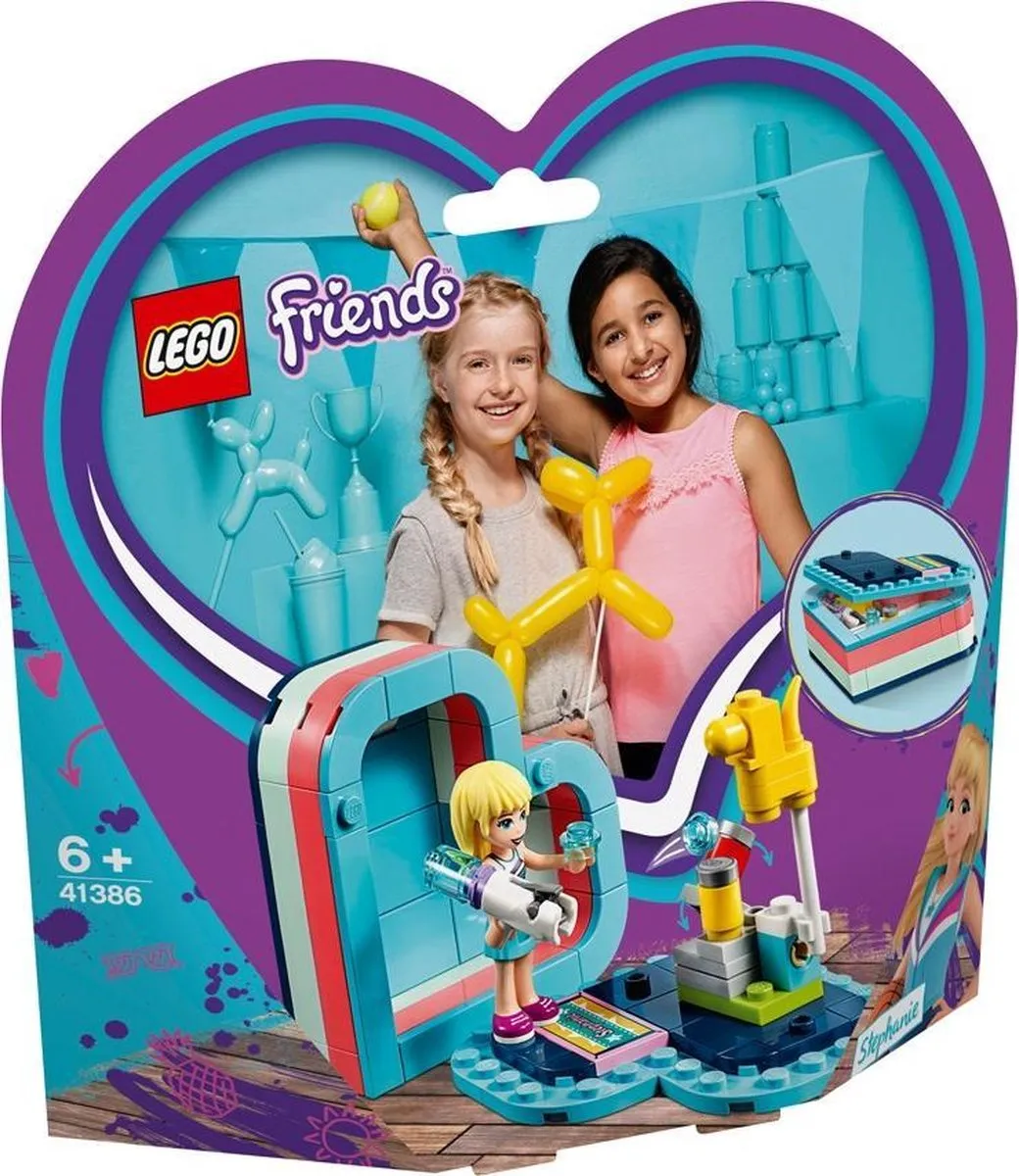 LEGO Friends Stephanie Hartvormige Zomerdoos 41386 - 95 Stukken - afbeelding 6 van 6