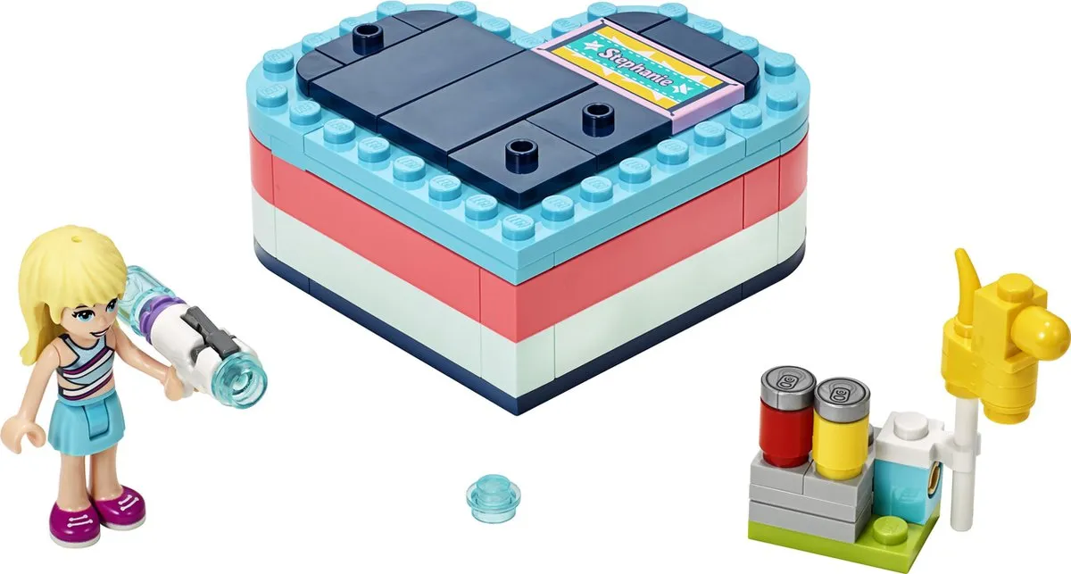 LEGO Friends Stephanie Hartvormige Zomerdoos 41386 - 95 Stukken - afbeelding 3 van 6