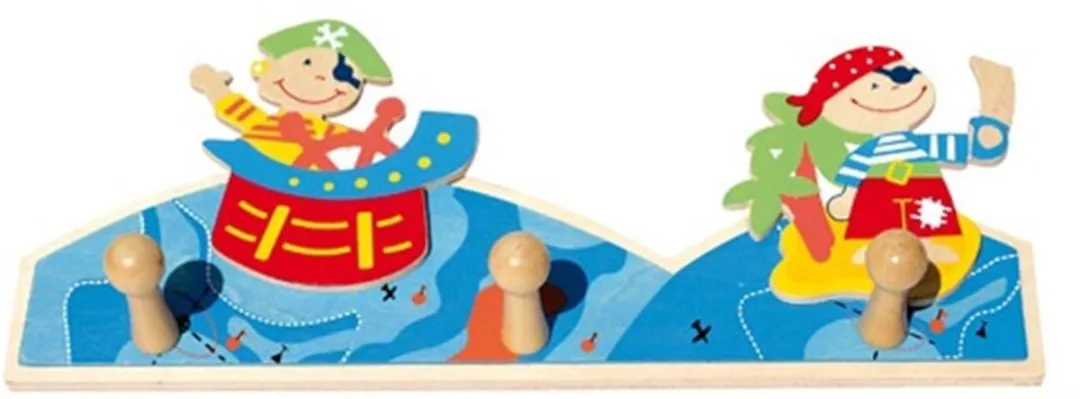 Simply For Kids Houten Kapstok Piraat
