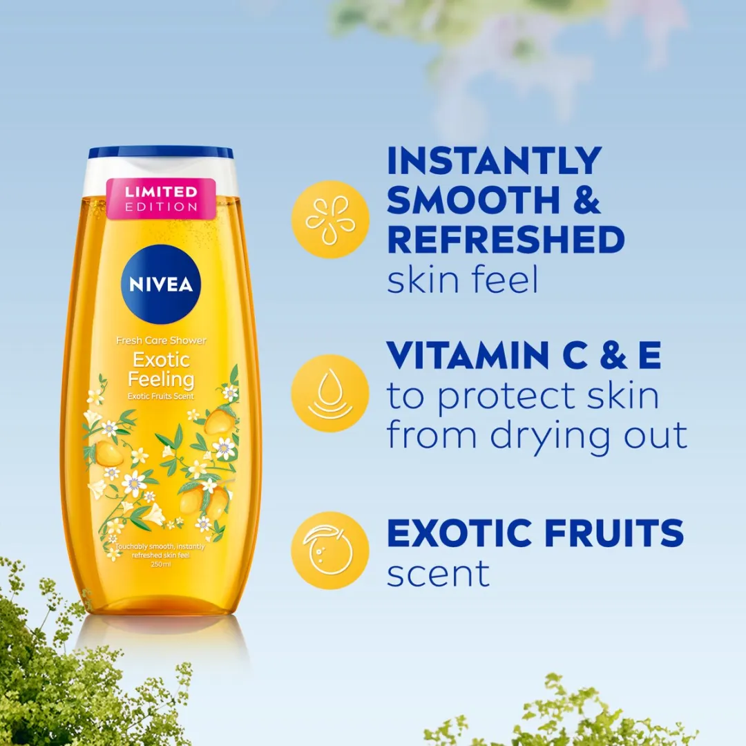 NIVEA Exotic Feeling Douchegel - 6x250ml