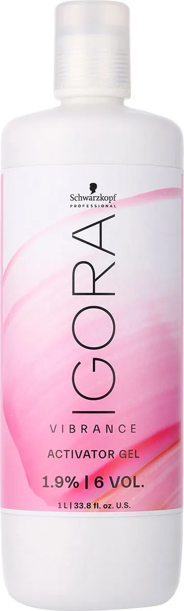 Schwarzkopf Igora Vibrance Activator Gel 1,9% 1000ml - Zwart