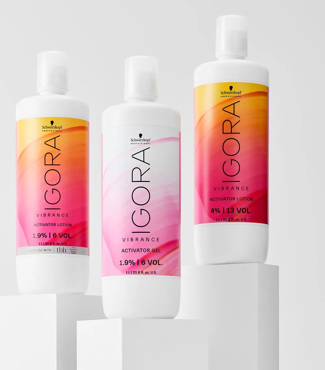Schwarzkopf Igora Vibrance Activator Gel 1,9% 1000ml - Zwart