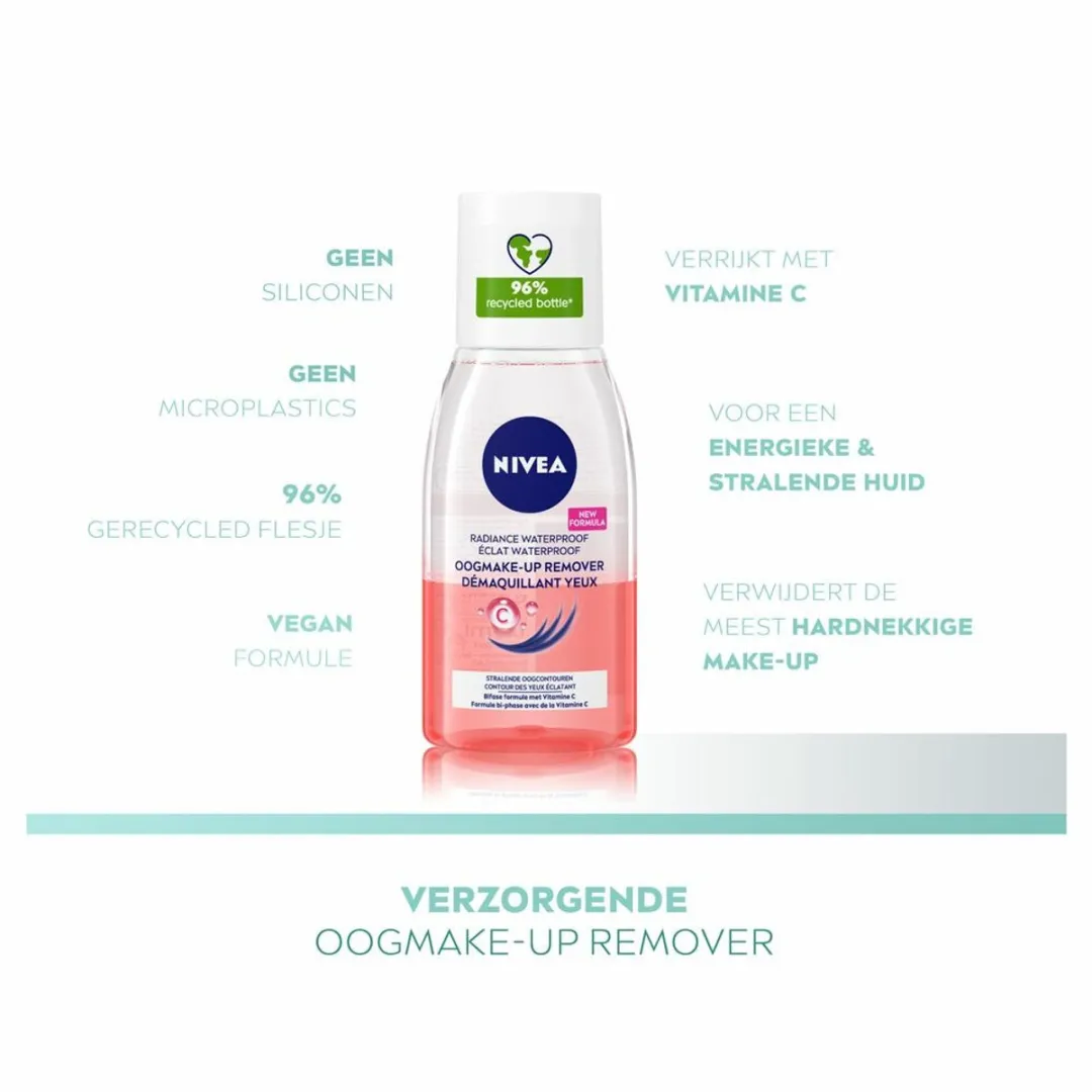 NIVEA Oogmake-Up Remover Stralende Oogcontouren - 3x125ml