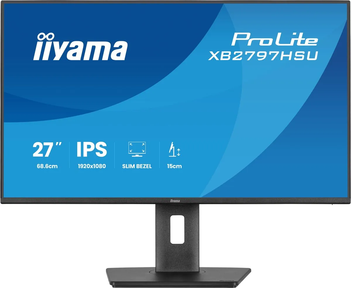 iiyama PtoLite XB2797HSU-B1 Monitor 27" Full HD IPS - USB-Hub 4x