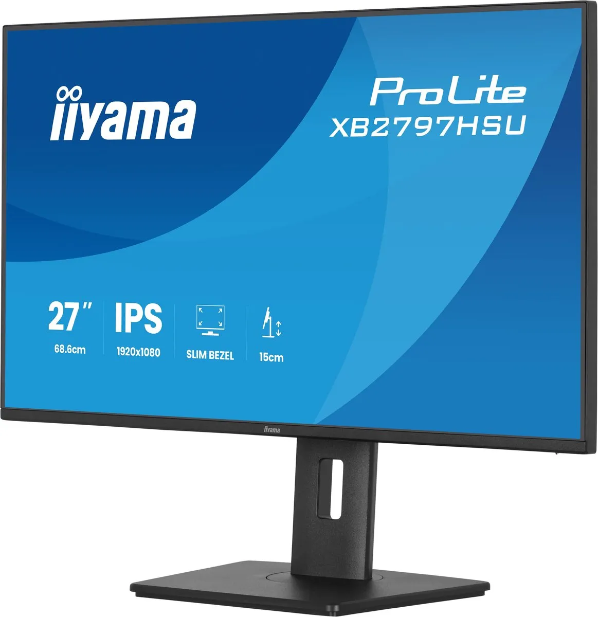 iiyama PtoLite XB2797HSU-B1 Monitor 27" Full HD IPS - USB-Hub 4x
