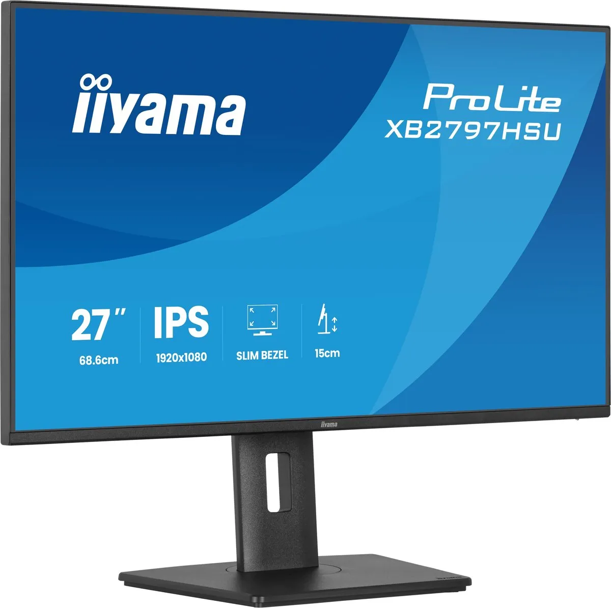 iiyama PtoLite XB2797HSU-B1 Monitor 27" Full HD IPS - USB-Hub 4x