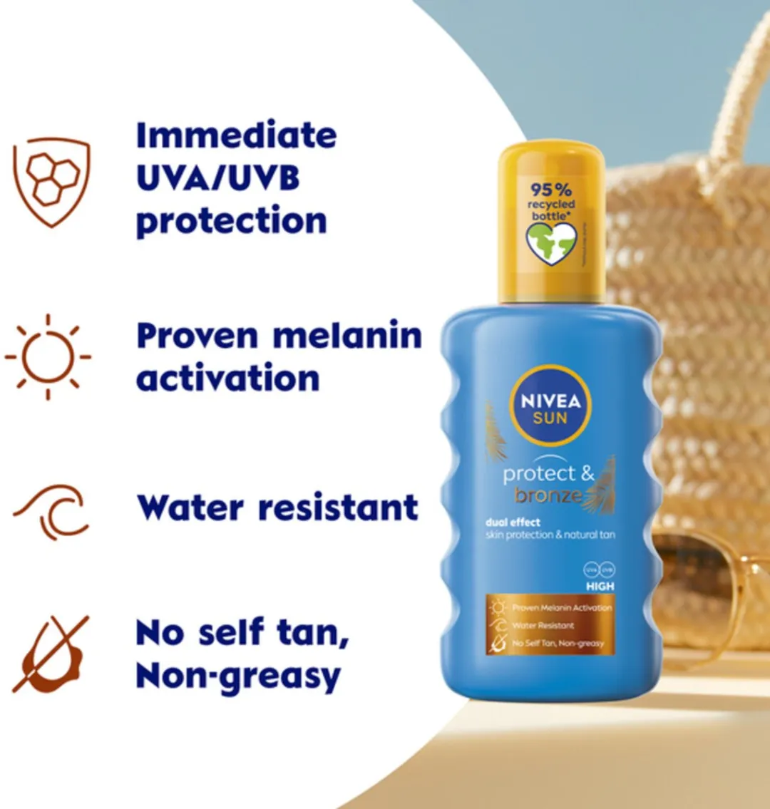 NIVEA Sun Protect & Bronze Zonnespray SPF 50