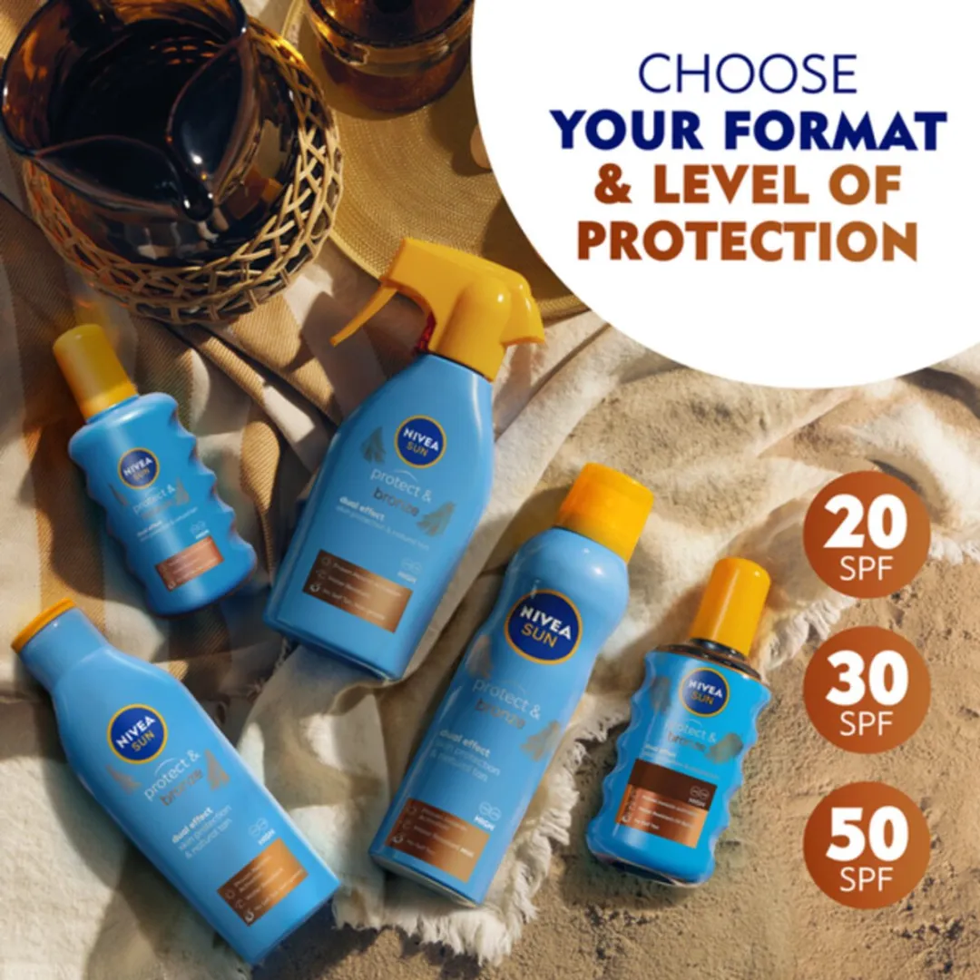 NIVEA Sun Protect & Bronze Zonnespray SPF 50 - 1200ml