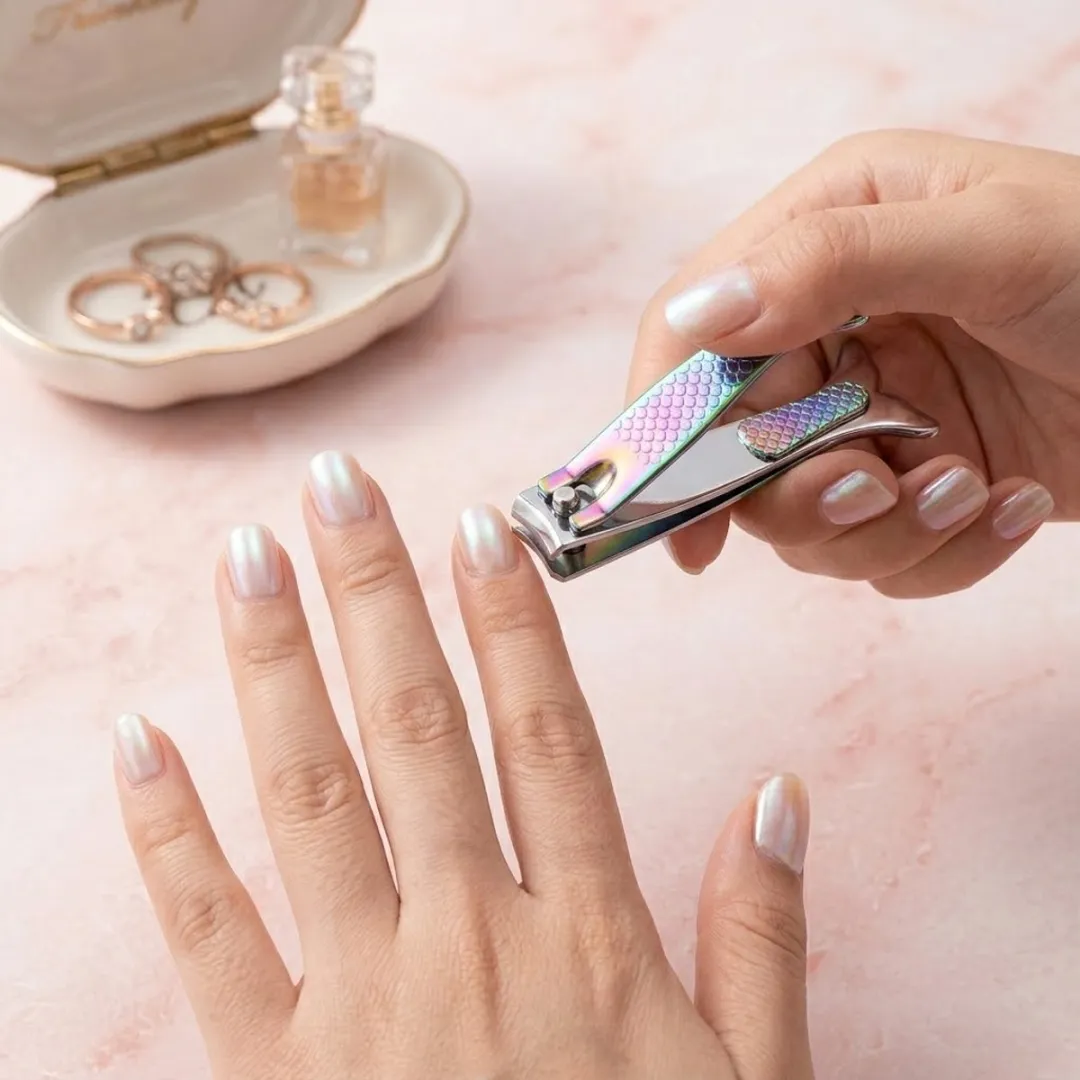 NuveX Nagelknipper Multicolor - Zeemeermin Design - S & L Formaat