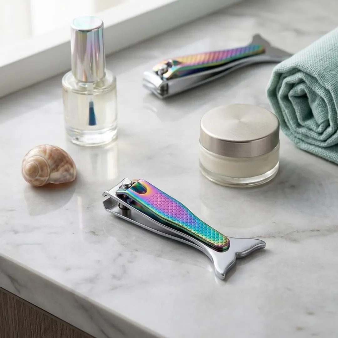NuveX Nagelknipper Multicolor - Zeemeermin Design - S & L Formaat