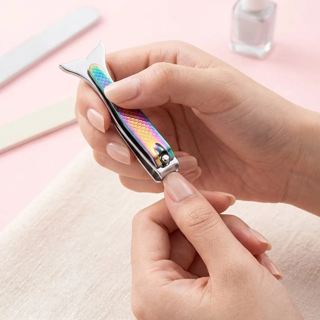 NuveX Nagelknipper Multicolor - Zeemeermin Design - S & L Formaat