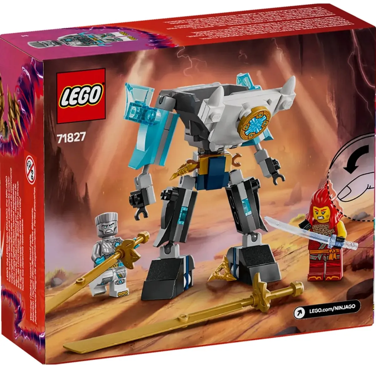 LEGO Ninjago Zane's Strijdmecha 71827 - 92 Stukken - afbeelding 6 van 6