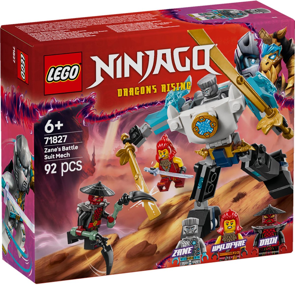 LEGO NINJAGO Zane's strijdmecha set - 71827