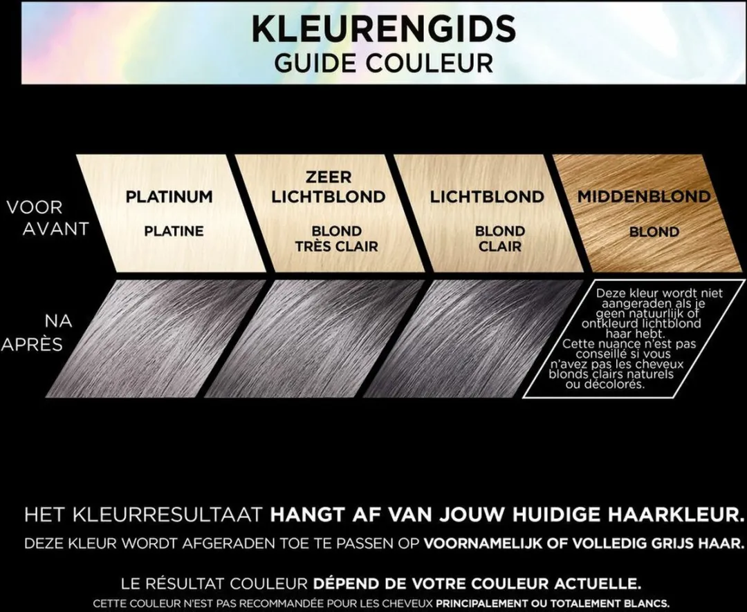 L'Oréal Paris Preference Vivids 9.112 Smokey Grey Permanent Haarkleuring - 6 Stuks