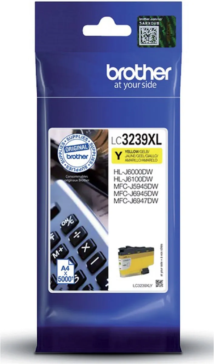 Brother LC-3239XLY XL Cartridge - Geel