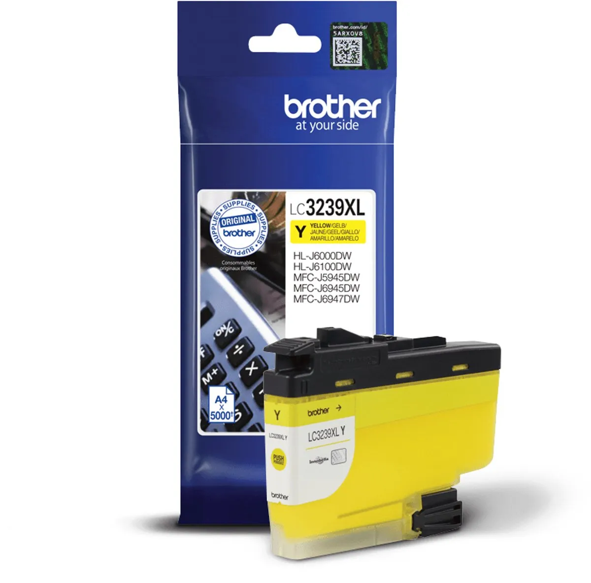 Brother LC-3239XLY XL Cartridge - Geel