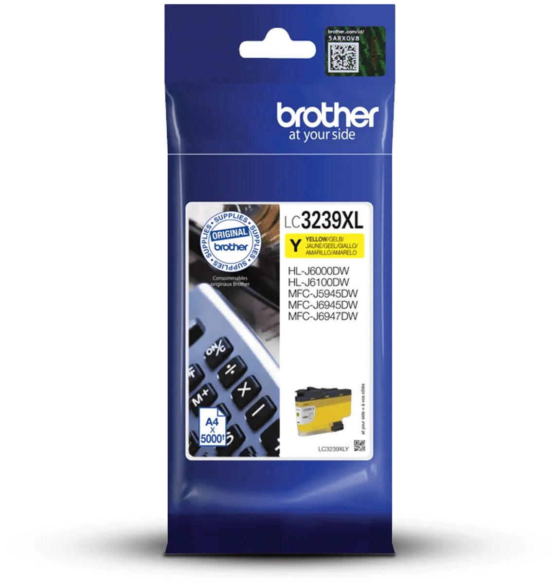 Brother LC-3239XLY XL Cartridge - Geel