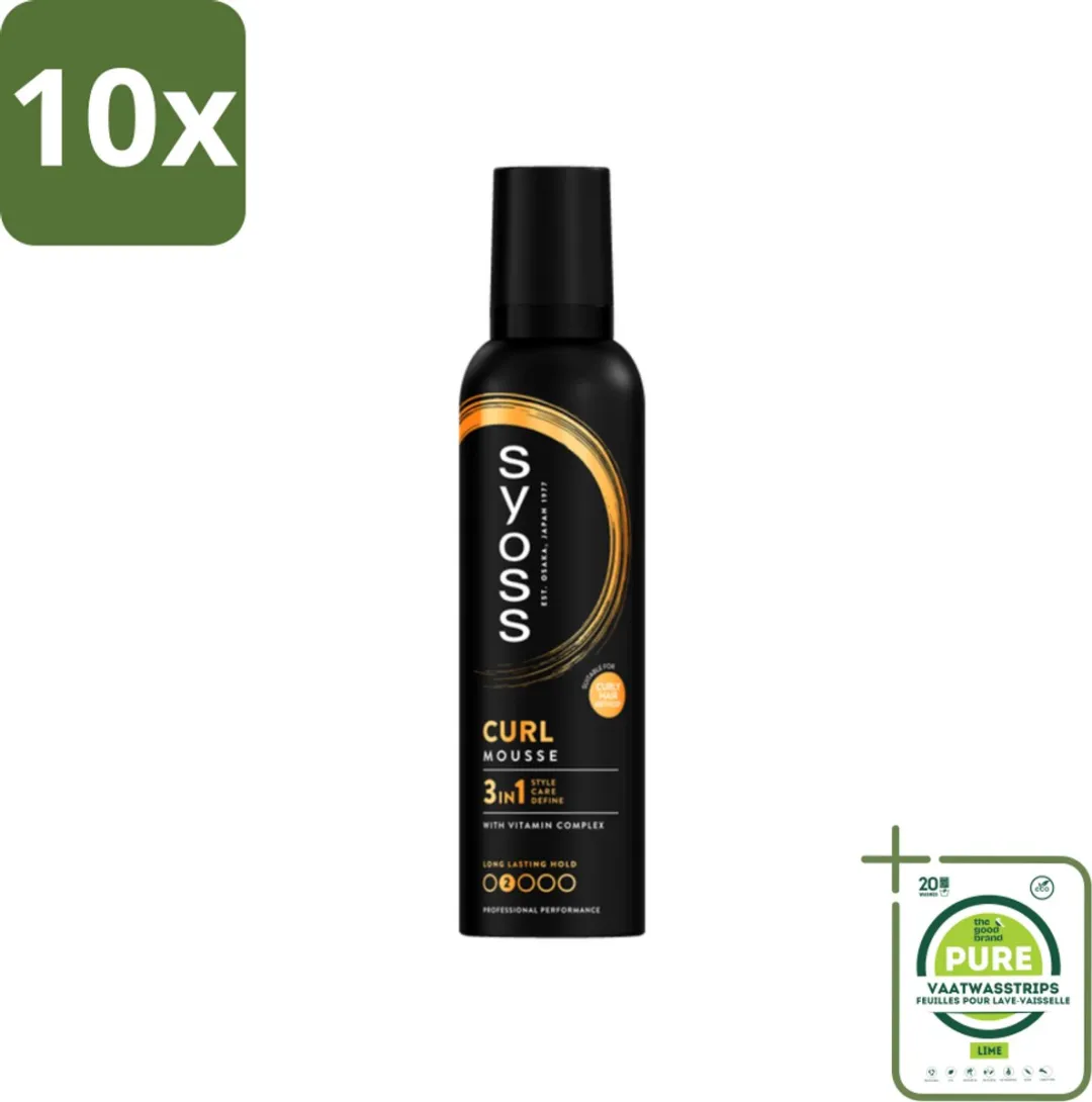Syoss Curl Anti-Pluis & Bounce Haarmousse 250ml