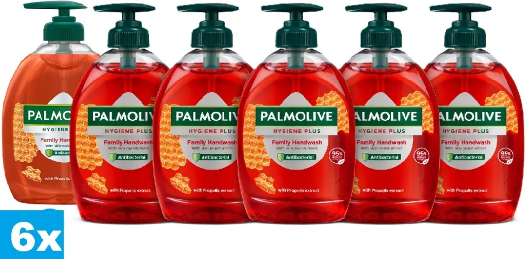Palmolive Hygiene Plus Handzeep Antibacterieel 6x500ml