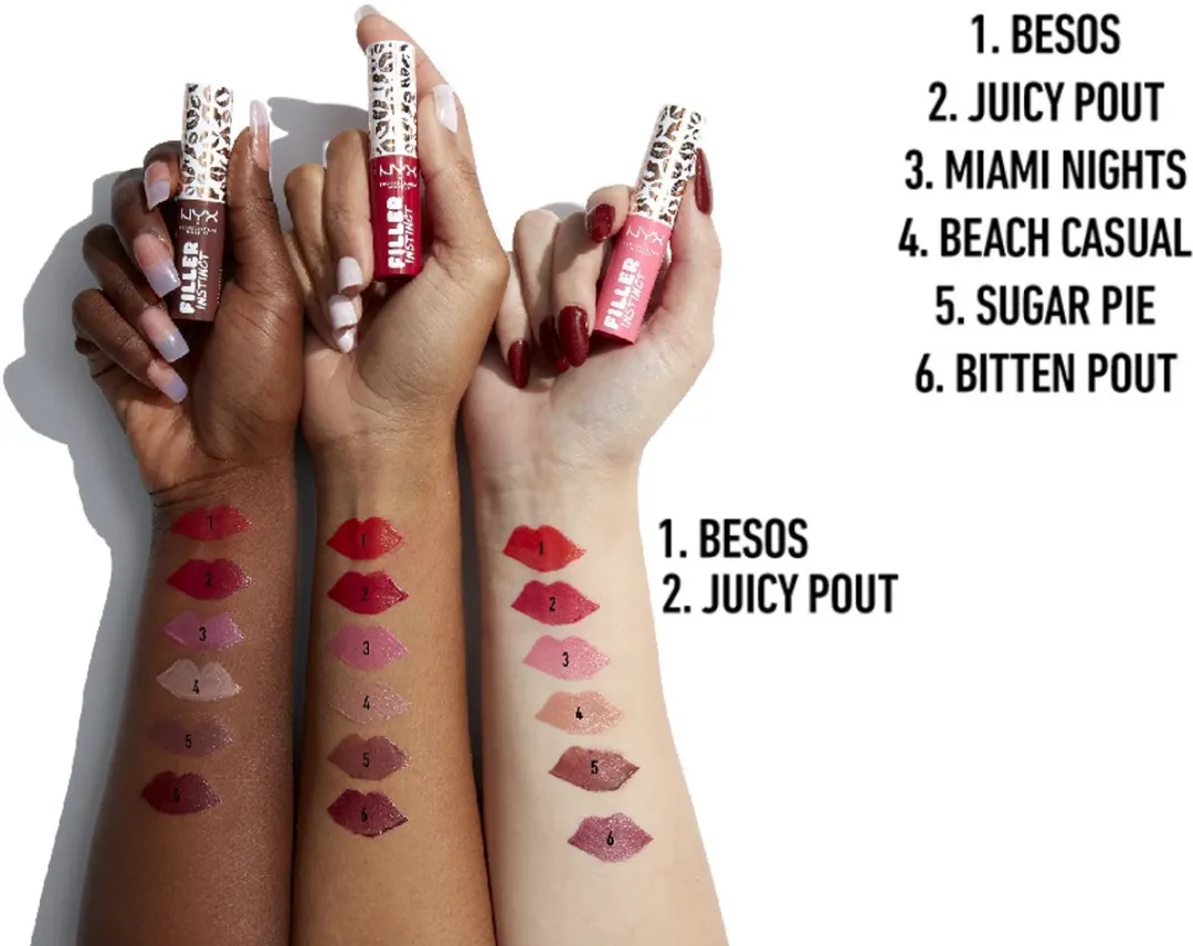 NYX Filler Instinct Juicy Pout Lipstick 2,6g - Rood/Berry