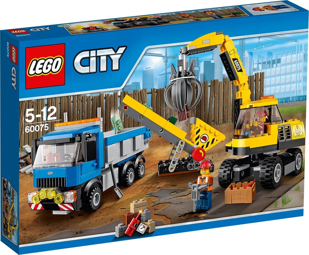 LEGO City Graafmachine & Truck 60075