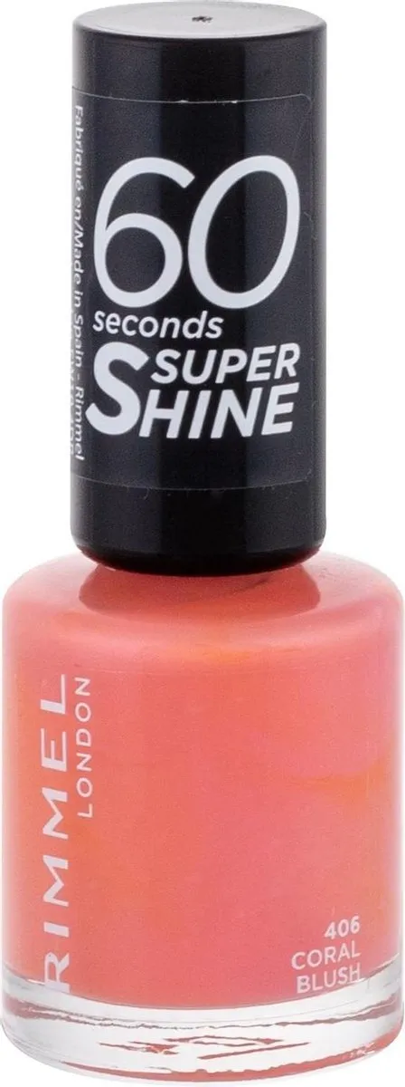 Rimmel London 60 Seconds Flip Flop Shades Nagellak 8ml - Coral Blush