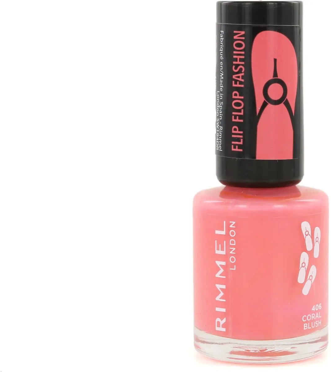 Rimmel London 60 Seconds Flip Flop Shades Nagellak 8ml - Coral Blush