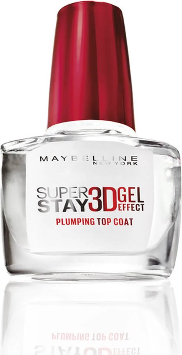 Maybelline Superstay 7 Days 3D Gel Topcoat - Transparent 10ml