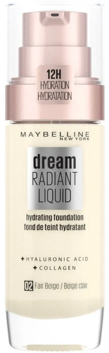 Maybelline Dream Satin Liquid Foundation 02 Fair Beige - 30ml