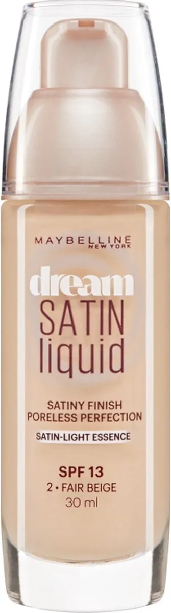 Maybelline Dream Satin Liquid Foundation 02 Fair Beige - 30ml