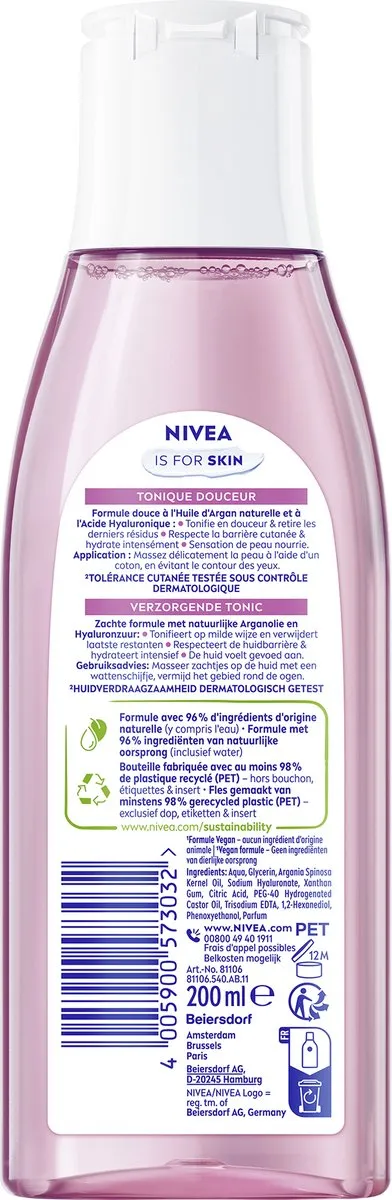 NIVEA Essentials Verzachtende Tonic Gezicht 200ml