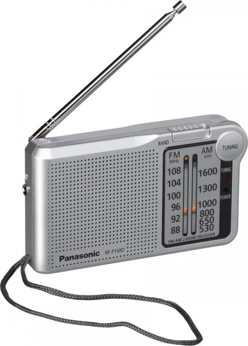 Panasonic RF-P150DEG-S Transistorradio - Zilver