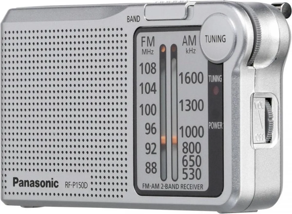 Panasonic RF-P150DEG-S Transistorradio - Zilver - afbeelding 6 van 6