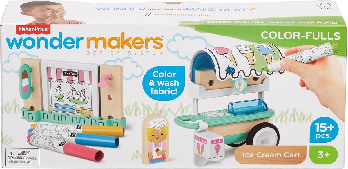 Fisher Price - Wonder Makers Kleurrijke Ijsjeskraam