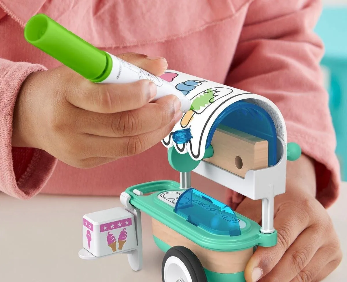 Fisher Price Wonder Makers IJsjeskraam - 15 Onderdelen - Multicolor - afbeelding 6 van 6