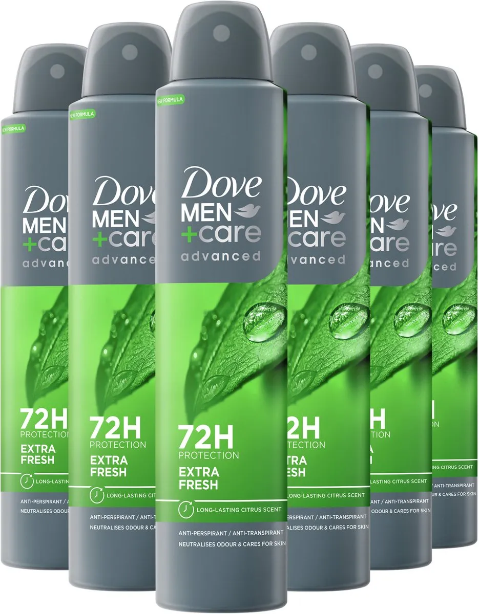 Dove Men+Care Anti-Transpirant Spray Extra Fresh - 6x200ml