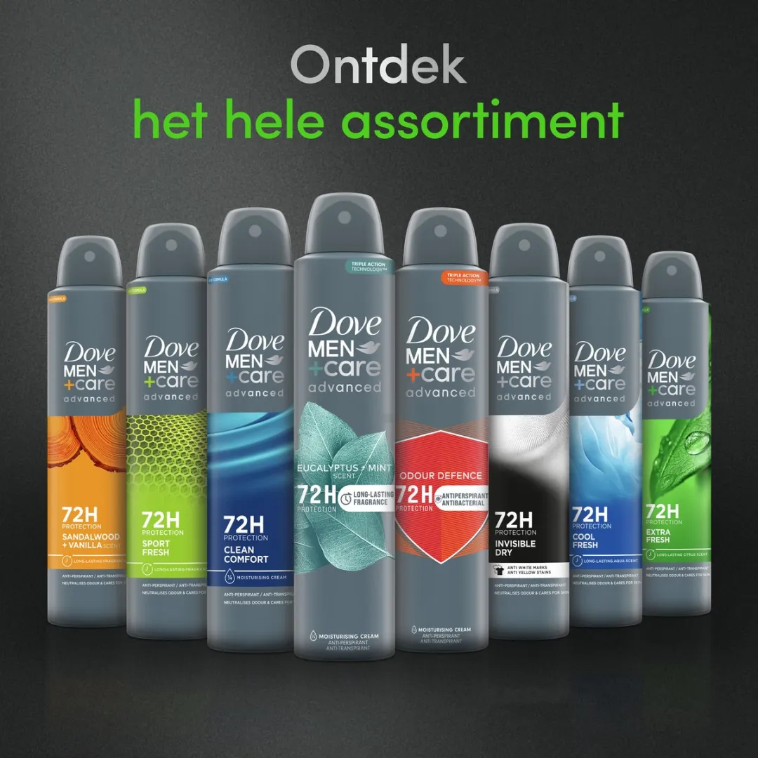 Dove Men+Care Anti-Transpirant Spray Extra Fresh - 6x200ml
