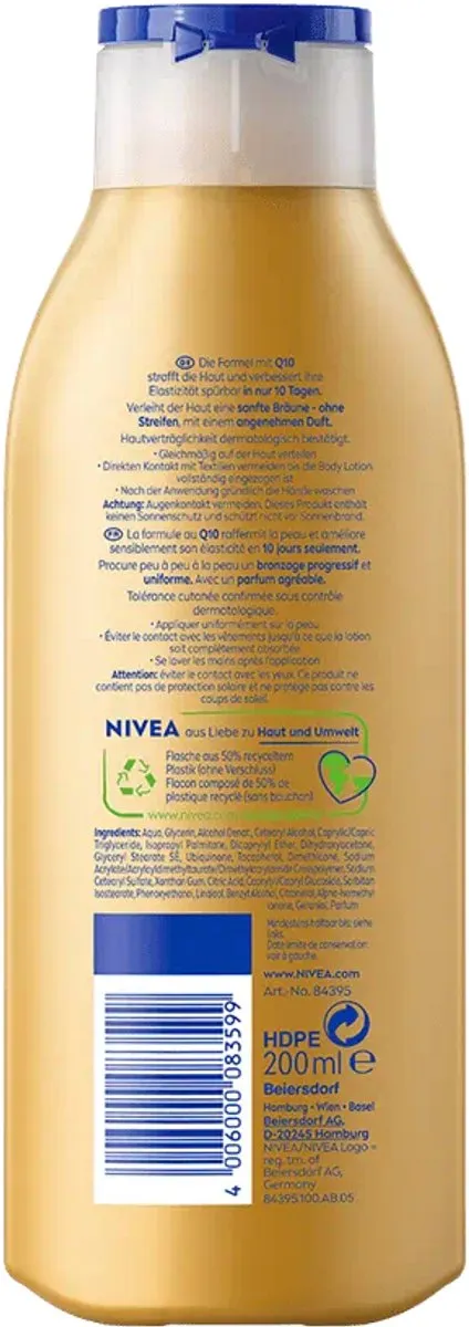 NIVEA Q10 Firming + Tanning Lotion 200ml