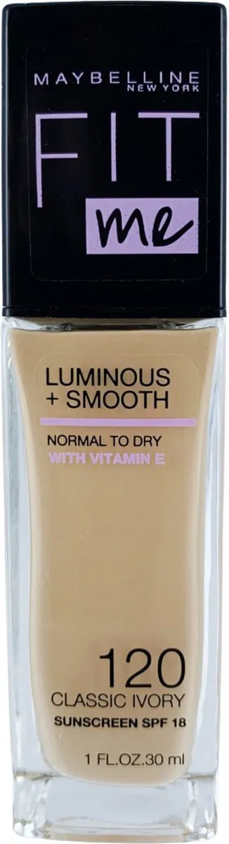 Maybelline Fit Me Foundation 120 Classic Ivory 30ml