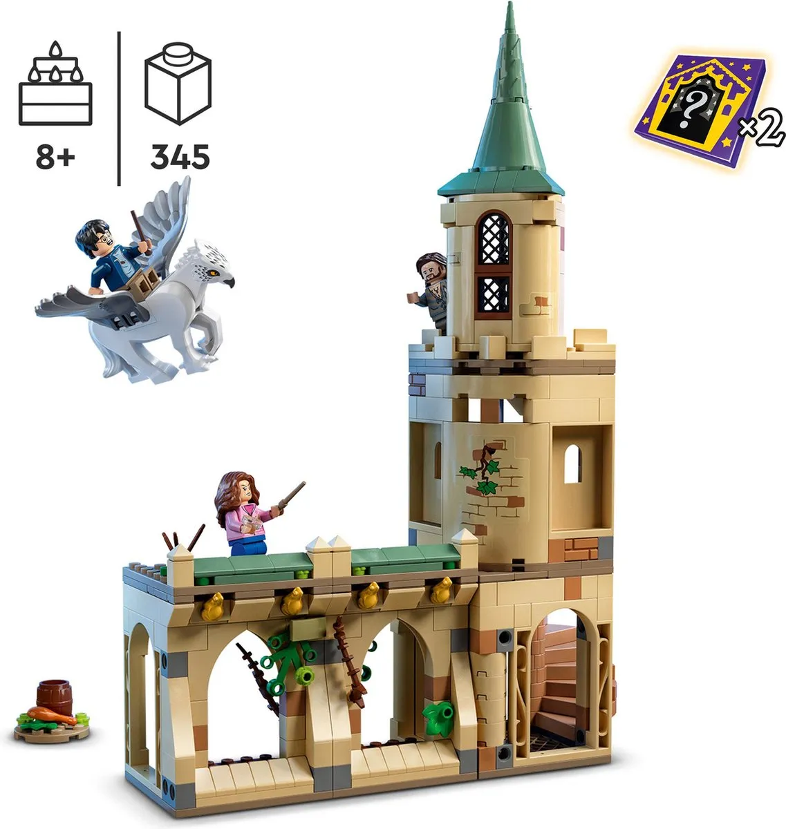 LEGO Harry Potter Zweinstein Binnenplaats Sirius’ Redding 76401 - 3 Minifiguren - afbeelding 6 van 6