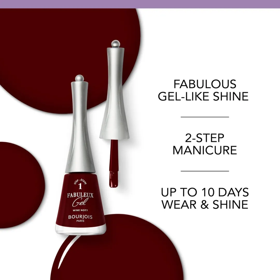 Bourjois Fabuleux Gel Nagellak 410 Wine Not - 9ml